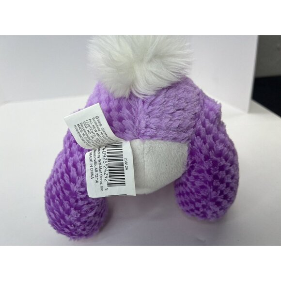 2009 Chrisha Playful Plush Purple Easter Bunny Rabbit 10 Inch Stuffed Animal Toy - Picture 8 of 11